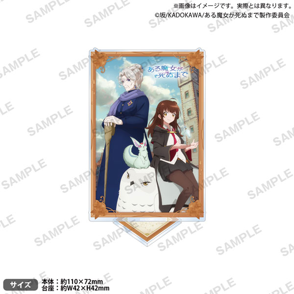 TVアニメ「ある魔女が死ぬまで」 スクエアアクリルスタンド メグ・ラズべリー＆ファウスト[ブシロードクリエイティブ]《発売済・在庫品》
