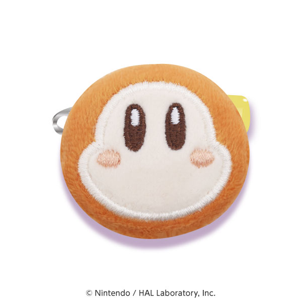 星のカービィ もふもふバッジ (8)ワドルディ (フェイス)[エンスカイ]