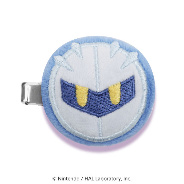 星のカービィ もふもふヘアクリップ (11)メタナイト (フェイス)[エンスカイ]《発売済・在庫品》