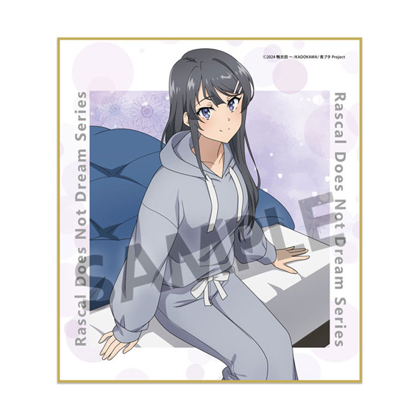 【楽天カード分割】 青春ブタ野郎シリーズ 描き下ろしミニ色紙 桜島麻衣の夏休み アニメ/ゲーム