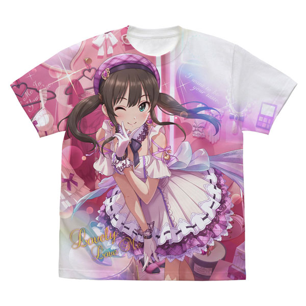 アイドルマスター シンデレラガールズ [ラブリー・ラブミー]渋谷凛 フルグラフィックTシャツ/WHITE-L[コスパ]《０８月予約》