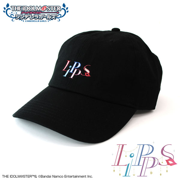 アイドルマスター シンデレラガールズ LiPPS 刺繍ローキャップ/BLACK[コスパ]《０８月予約》