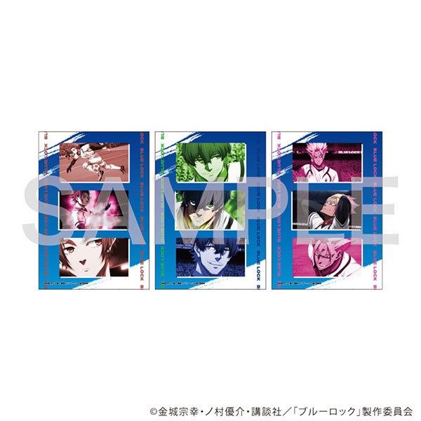 L版ブロマイド3枚セット「TVアニメ『ブルーロック』」04/糸師冴＆オリヴァ・愛空＆士道龍聖(公式イラスト)[A3]《発売済・在庫品》