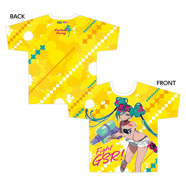 初音ミク GTプロジェクト レーシングミク 2025Ver. フルグラフィックTシャツ(Lサイズ)[キャラバン]