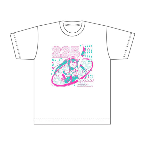 初音ミク GTプロジェクト レーシングミク KYOJO VITA 2025 Ver. Tシャツ(XLサイズ)[キャラバン]
