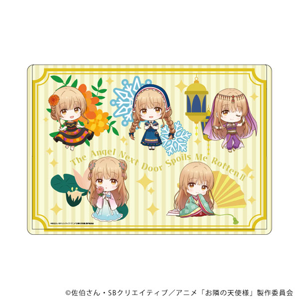 キャラクリアケース「お隣の天使様にいつの間にか駄目人間にされていた件」09/民族衣装ver.集合デザイン(ミニキャライラスト)[A3]《在庫切れ》