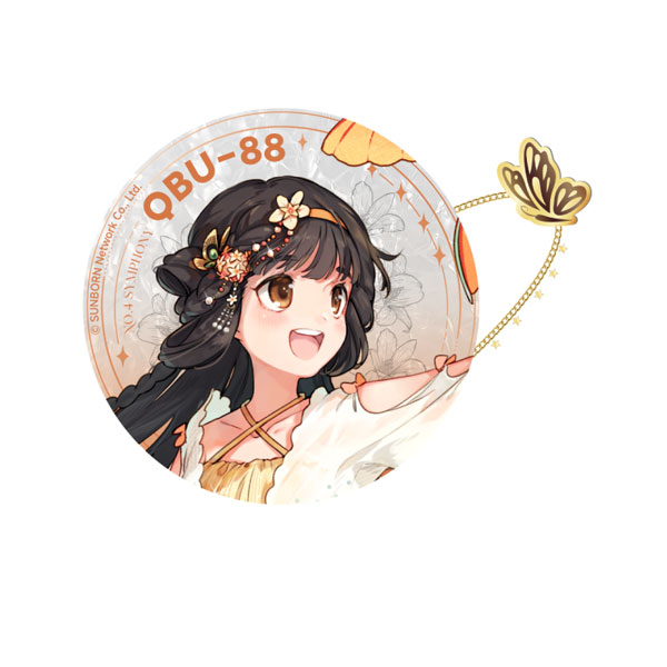 ドールズフロントライン 盛宴奏鳴曲シリーズ チェーン付きホログラム缶バッジ QBU-88 A[音流会社]《発売済・在庫品》