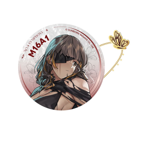 ドールズフロントライン 盛宴奏鳴曲シリーズ チェーン付きホログラム缶バッジ M16A1 B[音流会社]《発売済・在庫品》