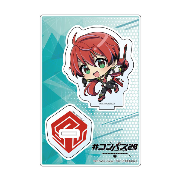 【一部予約販売中】 コンパス2.0]アクリルスタンド(輝龍院きらら)[カーテン魂]《09 定規・巻尺・コンパス