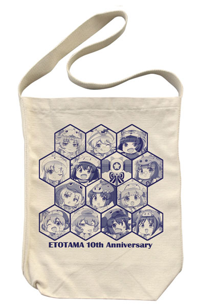 えとたま 10th Anniversary ショルダートート/NATURAL[コスパ]《発売済・在庫品》