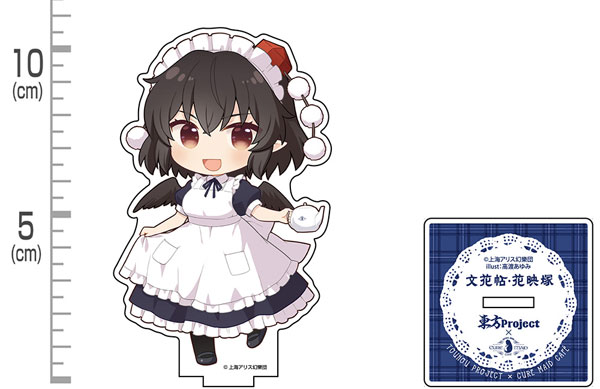 コスパ・デポ限定 東方Project×キュアメイドカフェ 射命丸文 アクリルスタンド[コスパ]