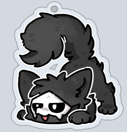 Changed プーロ(Puro) アクリルキーホルダー 吠えるVer[獣研所]《在庫切れ》