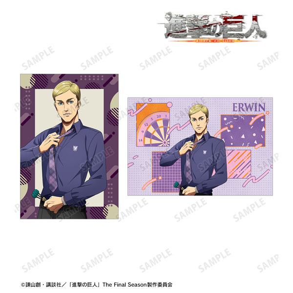進撃の巨人 描き下ろし エルヴィン レトロ風ファッションver