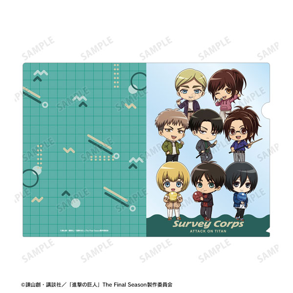 進撃の巨人 集合 ちびキャラ アクティビティver. クリアファイル[アルマビアンカ]《０９月予約》