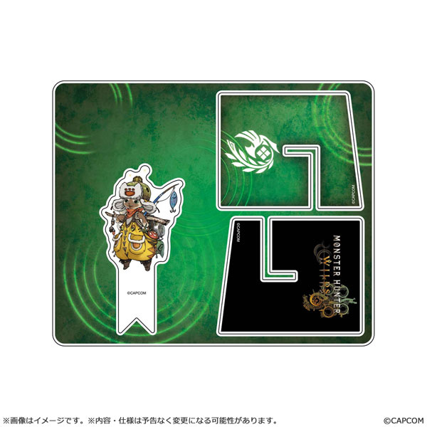 バッテンアクリルスタンド モンスターハンターワイルズ オトモアイルー[カプコン]《発売済・在庫品》