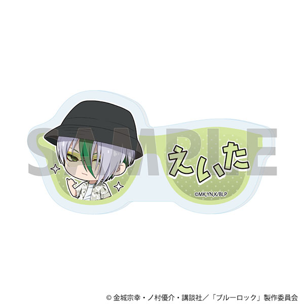 おなまえプレートバッジ「TVアニメ『ブルーロック』」05/乙夜影汰 サングラスver.(ミニキャライラスト)[A3]《発売済・在庫品》