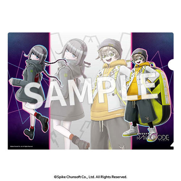 超探偵事件簿 レインコード クリアファイル デスヒコ＆クルミ ver.[デイプロ]《発売済・在庫品》