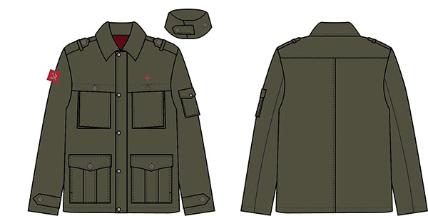 日本全国送料無料商品 特集 ガールズ＆パンツァー劇場版 制服 ミリタリージャケット ジャケット・アウター