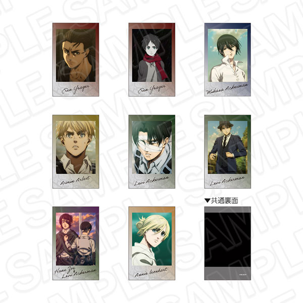 TVアニメ「進撃の巨人」The Final Season インスタントフォト風ブロマイド(ブラインド) vol.2 8個入りセット[コンテンツシード]《発売済・在庫品》