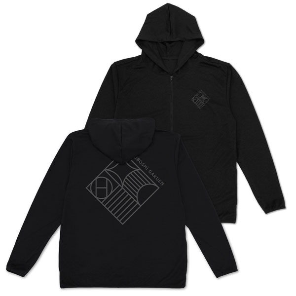 学園アイドルマスター 初星学園 薄手ドライパーカー/BLACK-XL[コスパ]《発売済・在庫品》