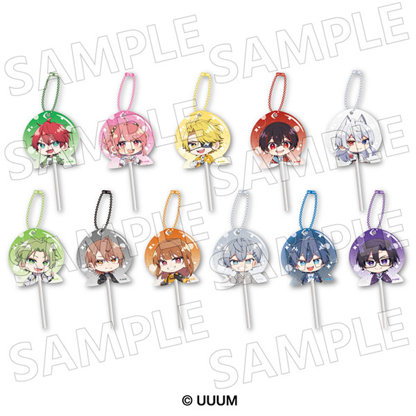 カラフルピーチ キャンディー型アクリルキーホルダー 11個入りBOX