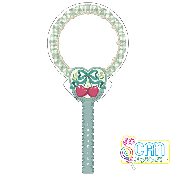 ペロCANバッジカバー (プティ・オリーブ)[ハゴロモ]《発売済・在庫品》