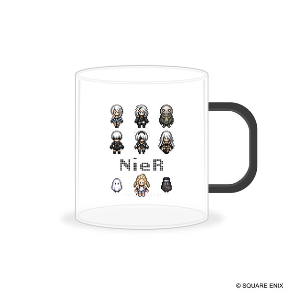 NieR Series ガラスマグカップ ドット絵ver.[スクウェア・エニックス]