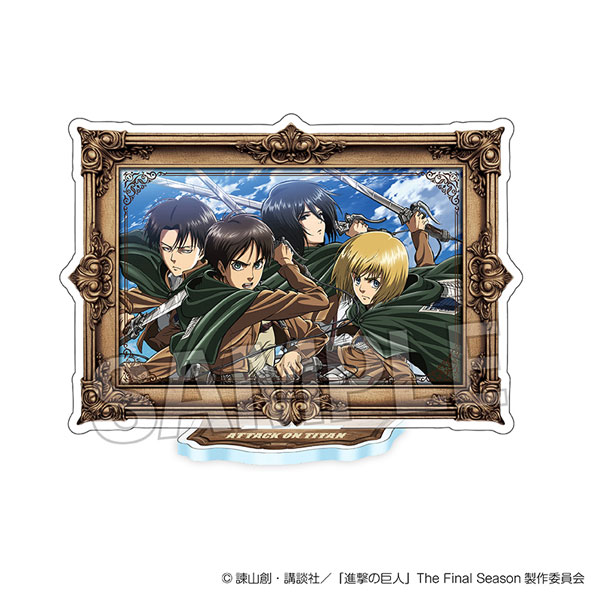 進撃の巨人 LINE CLOVA 当選品 アクリルスタンド　5個セット TVアニメ「進撃の巨人」 アクリルスタンド(“魔法使い”style) /(3