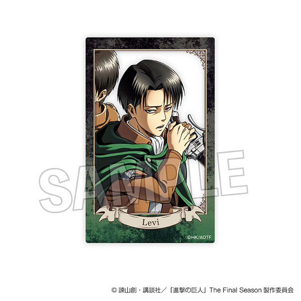 進撃の巨人 35巻 アクリルカード4点セット 進撃の巨人』描き下ろしイラスト 戦う背中ver. トレーディング