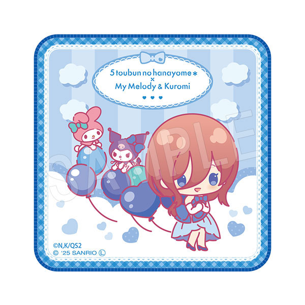 五等分の花嫁*×マイメロディ＆クロミ ミニタオル バルーン