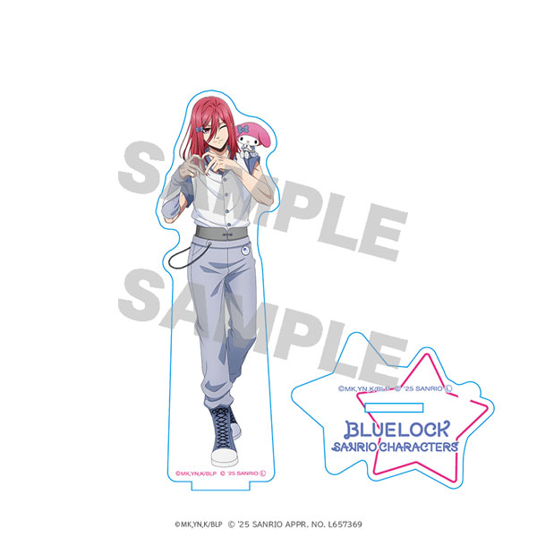 ブルーロック×サンリオキャラクターズ アクリルスタンド 千切豹馬×マイメロディ[Up Fields]