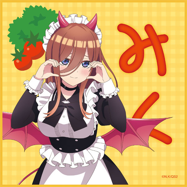 五等分の花嫁* ミニタオル (小悪魔メイド)中野三玖[ムービック]