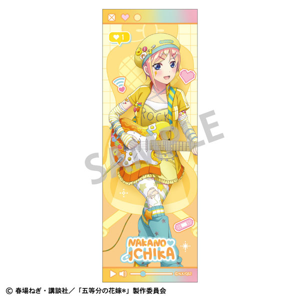 五等分の花嫁* ロングスクエア缶バッジ 中野一花 配信者なりきり[カミオジャパン]