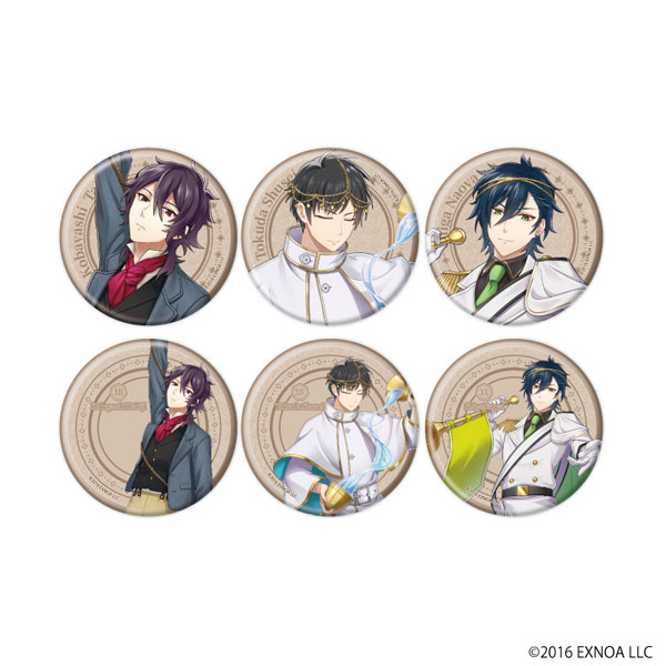 マット加工缶バッジ(57mm)「文豪とアルケミスト」01/タロットver. 描き下ろしイラスト 6個入りBOX[A3]