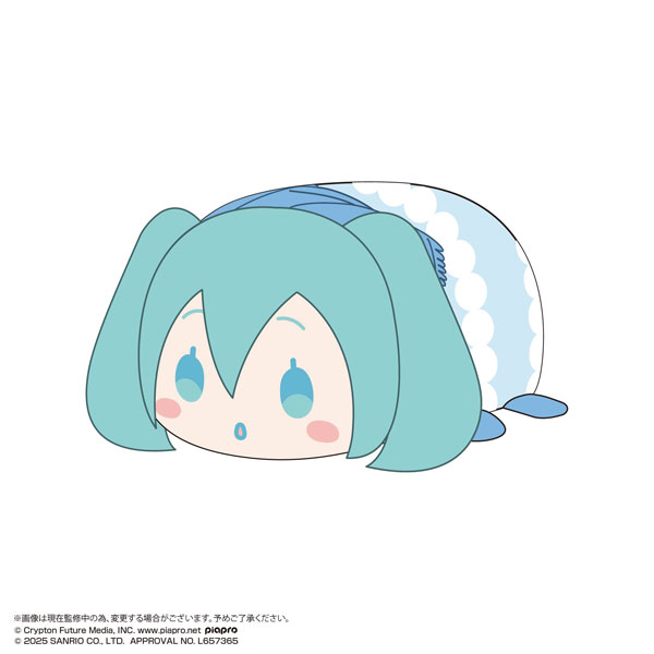 初音ミク×シナモロール ぽてコロマスコットMsize3 E：初音ミク