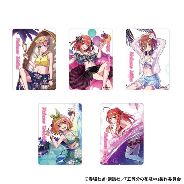 五等分の花嫁 ナイトプール トレーディングクリアカード 5個入りセット[ディー・エヌ・エー]
