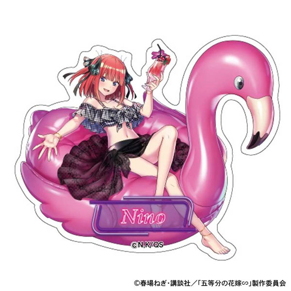 五等分の花嫁 ナイトプール ダイカットステッカー 中野二乃[ディー・エヌ・エー]