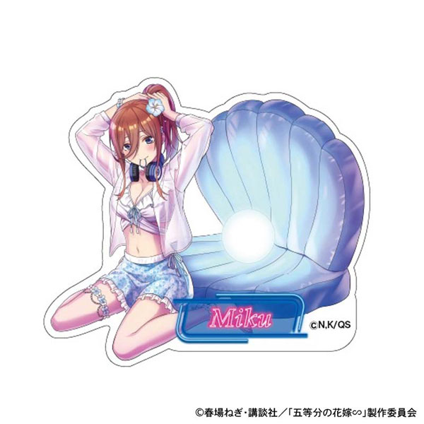 五等分の花嫁 ナイトプール ダイカットステッカー 中野三玖[ディー・エヌ・エー]