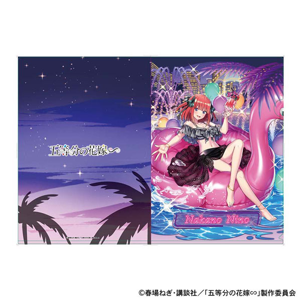 五等分の花嫁 ナイトプール クリアファイル 中野二乃[ディー・エヌ・エー]《０７月予約》