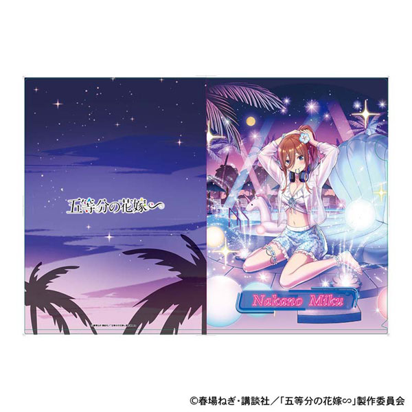 五等分の花嫁 ナイトプール クリアファイル 中野三玖[ディー・エヌ・エー]《０７月予約》