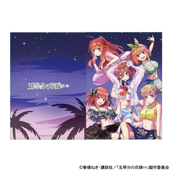 五等分の花嫁 ナイトプール クリアファイル 全員[ディー・エヌ・エー]《０７月予約》