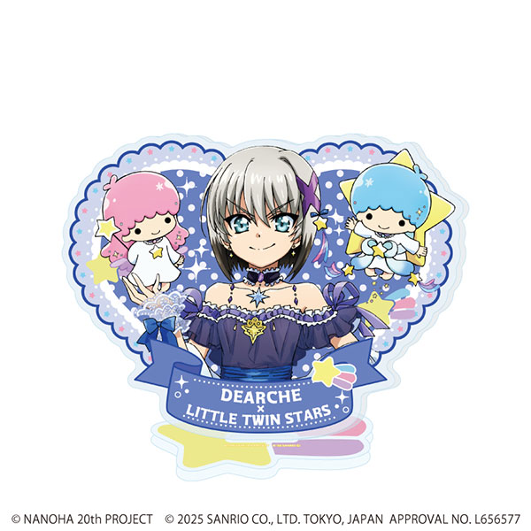 アクリルスタンド「魔法少女リリカルなのはシリーズ×サンリオキャラクターズ」04/ディアーチェ×リトルツインスターズ(等身)[A3]
