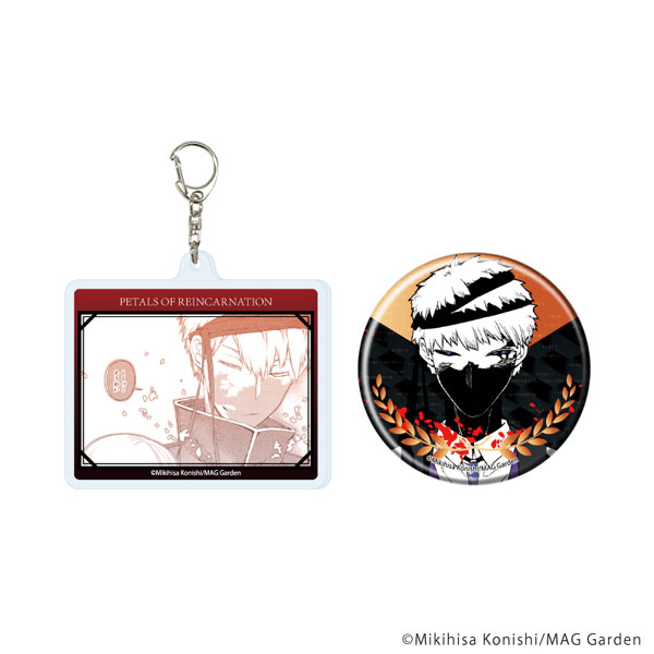 アクリルキーホルダー＆缶バッジセット「リィンカーネーションの花弁」03/項羽 人気投票ver.(公式イラスト)[A3]《在庫切れ》