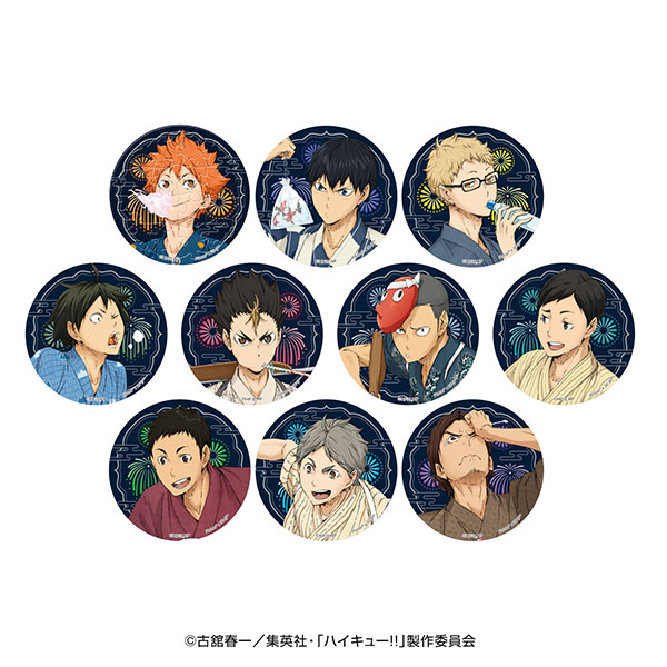 アニメ「ハイキュー！！」 PACHITバッジコレクション 10個入りBOX[エンスカイ]
