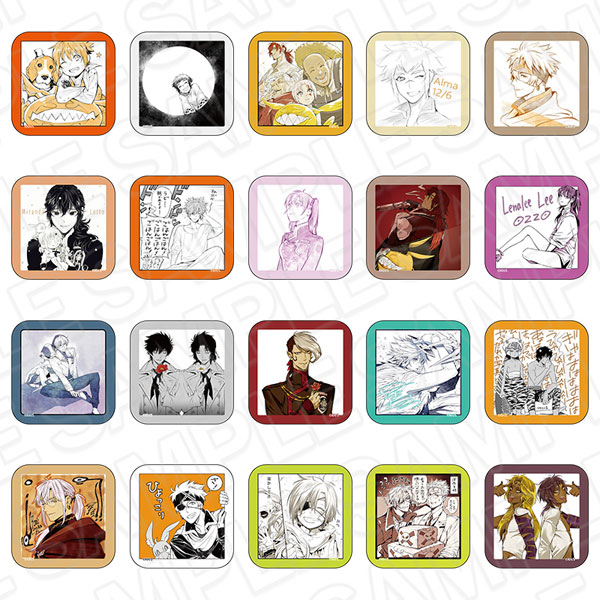 D.Gray-man ましかくカンバッジ(ブラインド) vol.3　20個入りセット[コンテンツシード]《発売済・在庫品》