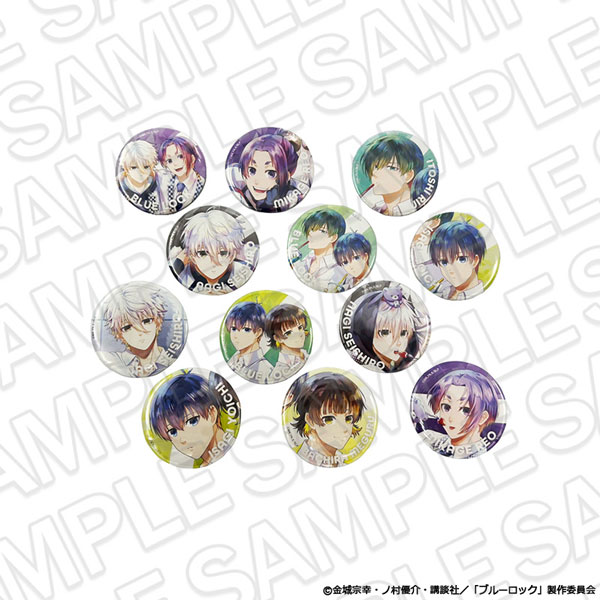 TVアニメ『ブルーロック』 カンバッジ(ブラインド) PALE TONE series 12個入りセット[コンテンツシード]