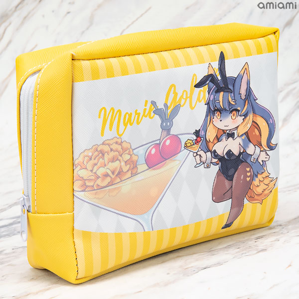 Cheers！ Bunnimals スクエアポーチ デザイン1(マリー・ゴールド)[サクラギア]《発売済・在庫品》