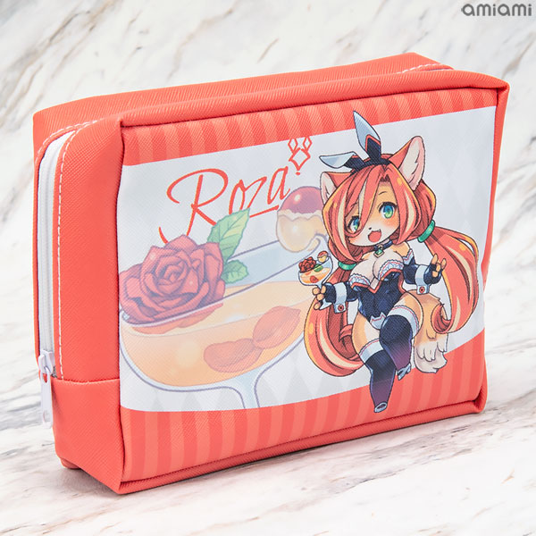 Cheers！ Bunnimals スクエアポーチ デザイン2(ローザ)[サクラギア]《発売済・在庫品》