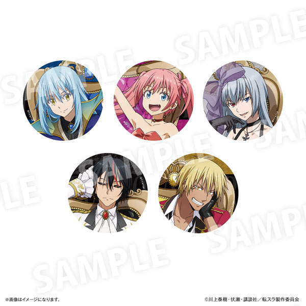 転生したらスライムだった件 トレーディング缶バッジ(王様椅子)アップ