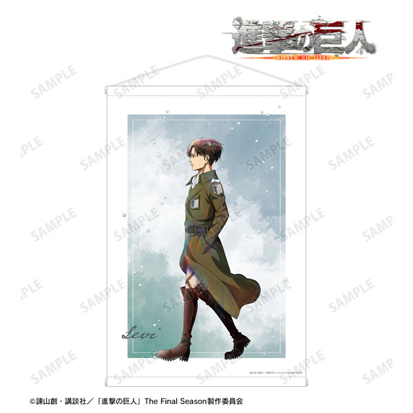 進撃の巨人　リヴァイ　エレン　大判（B1）　タペストリー Amazon.co.jp: 進撃の巨人 Attack on Titan エレン＆リヴァイ